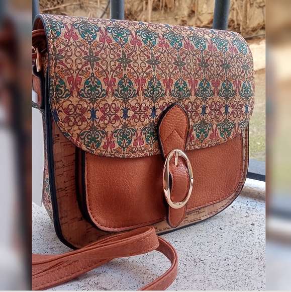 Faux Leather Sling Bag - Picture 10 of 16